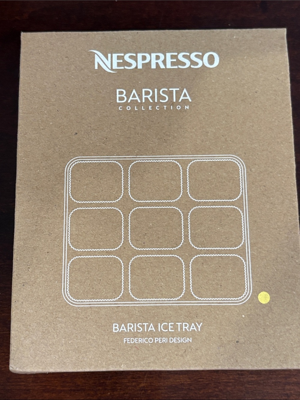 Nespresso Barista Collection Ice Tray.